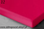 Prześcieradło jersey 200/220 malinowe
