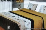 Narzuta satynowa na łóżko 220/240+2szt 40/40