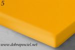 Prześcieradło jersey z gumą  120/200 żółte J-05