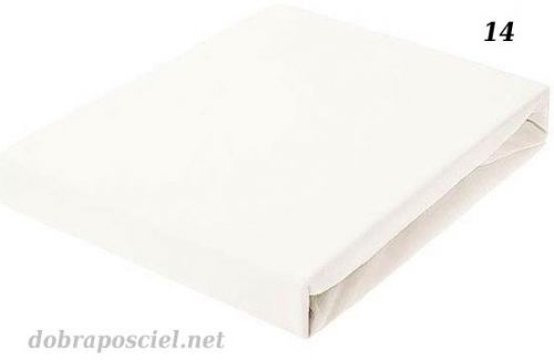 Prześcieradło jersey z gumą 140/200 - 014-Białe