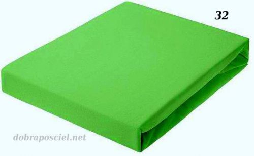 Prześcieradło jersey z gumą 160/200 - 032-Oliwkowe