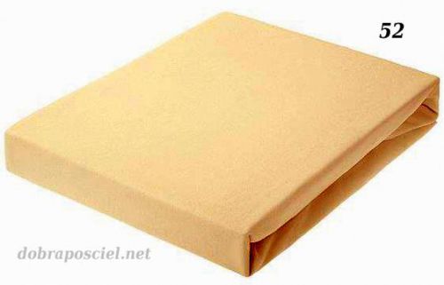 Prześcieradło jersey z gumą 120/200 - 052-Cappucino